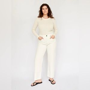 Slvrlake Sophie white mid rise jeans 28 $259